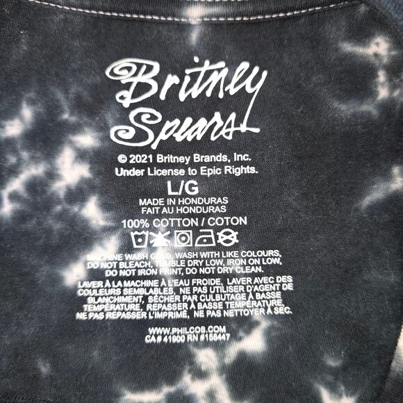 Britney Spears Licensed Women's Tank Top Tie Dye Size L - Picture 9 of 9
